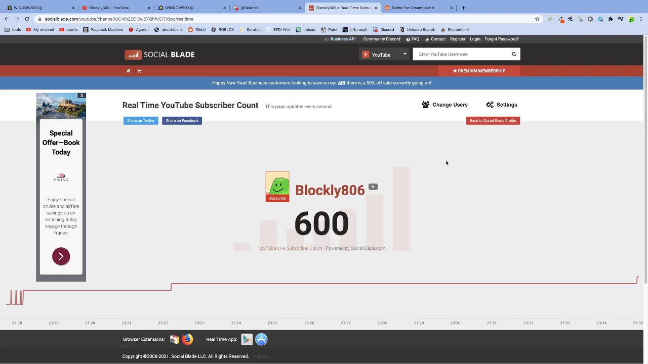 the exact moment i hit 600 subscribers (With reaction!) - YouTube