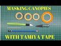 #dermodellbauerswen #tamiya #masking #modellbau #canopie  Masking Canopies with Tamiya Tape Tutorial