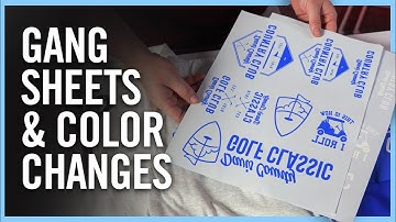 Golf Outings & Summer Event Printing | Using Gang Sheets and Color Changes