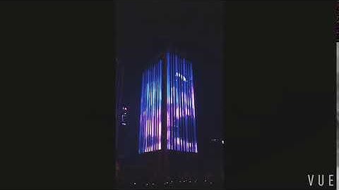 BETTERWAY LATEST BUILDING FACADE PROJECT---DMX PIXEL LIGHT