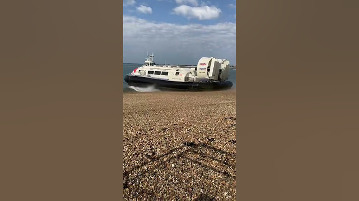 Hovercraft in flight Southsea