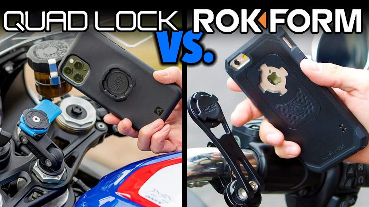 QuadLock VS Rokform - Motorcycle Phone Mount Comparison 