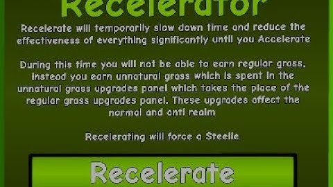 Recelerate - Grass cutting incremental