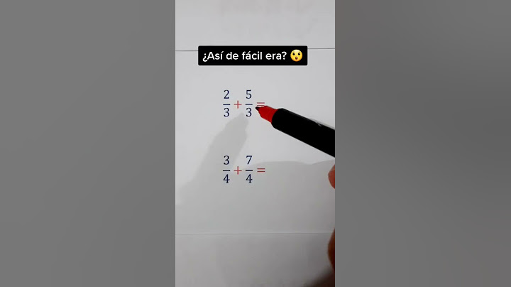 ¿ASÍ DE FÁCIL ERA? | SUMA DE FRACCIONES HOMOGÉNEAS