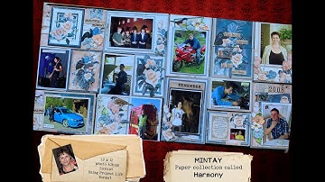 Project Life Process Video Tutorial 2021   Scrapbooking album tutorial with making your own cards