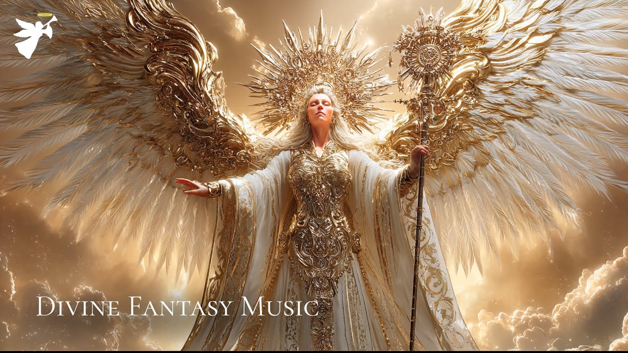 Heavenly Kingdom Above the Clouds | A Journey Through a Golden Fantasy Palace