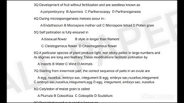 pseb board term 1 revision test, class 12th biology, 4 December 2021,
