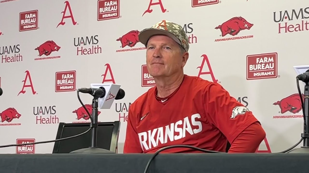 Dave Van Horn postgame Arkansas 7, Army 5 YouTube