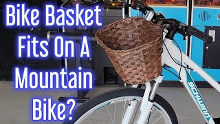 Bike Basket On A Mountain Bike Install And Review