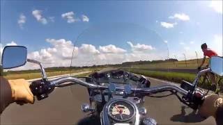 Kawasaki VN 900 Classic Summerday ride in the area around Cologne part 2