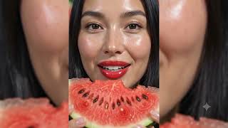 Juicy Watermelon ASMR 🍉 Crunch & Slurp Sounds