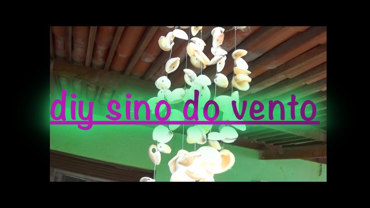 SINO DOS VENTOS COM CONCHAS DE PRAIA