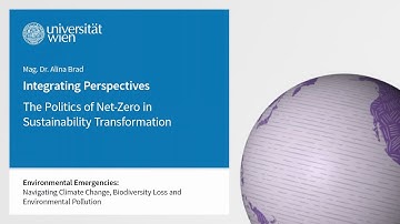 The Politics of Net-Zero in Sustainability Transformation | iMooX.at