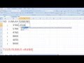 MEMBUAT RANKING DAN MENGURUTKAN DENGAN EXCEL