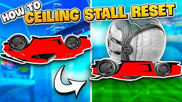 How to CEILING STALL FLIP RESET + Training Pack - Rocket League Freestyle Tutorial 2025