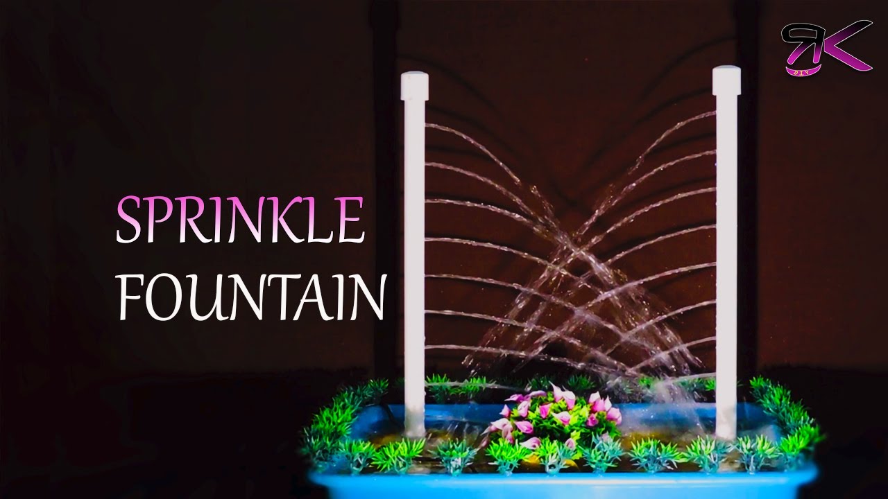 How to make beautiful Sprinkle Fountain using PVC very easy YouTube