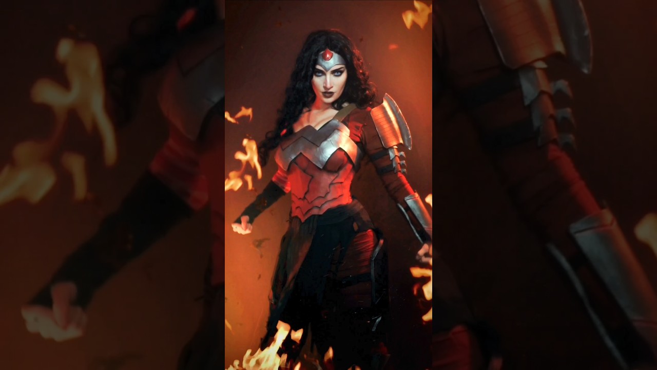 ABSOLUTE WONDER WOMAN 🔥 #cosplay #comics