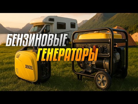 Лучшие бензиновые генераторы 2025 🔌🔥 | Топ‑5 моделей с мощностью, тишиной и надёжностью. Рейтинг!