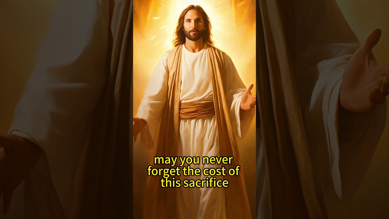 I walked alone to the cross, bearing the sins of all🙏 