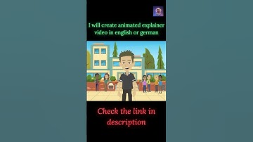 I will create an animated explainer video in English or German #animatica #animatedexplainers