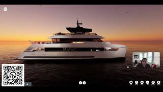 NEW SilverCat 118-Feet Luxury Power Catamaran in Virtual Reality