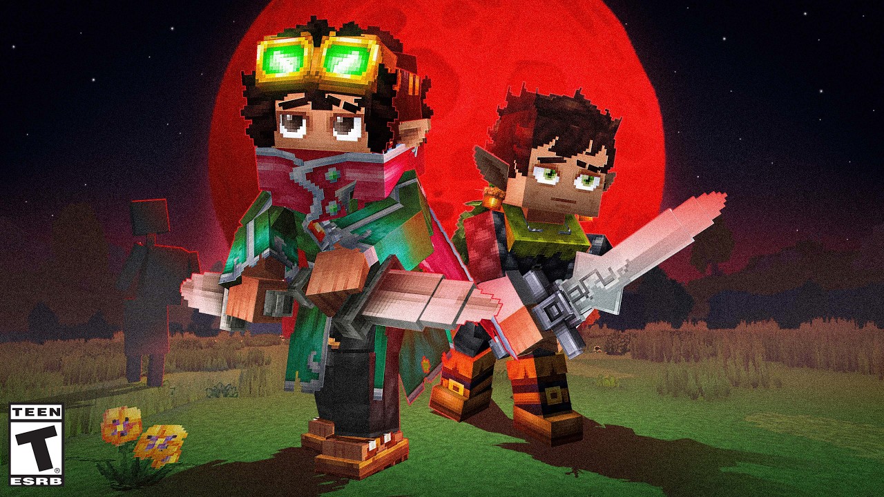 Sobrevivi a uma LUA DE SANGUE no HYTALE - MOD