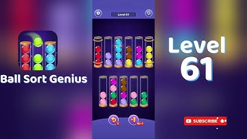 Ball Sort Genius Level 61 Walkthrough | Go Answer 🧩✨