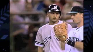 Derek Jeter Singles For His First MLB Hit (MUST WATCH)