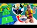 WORLDS BIGGEST INFLATABLE WATER PARK! **Gone Wrong**