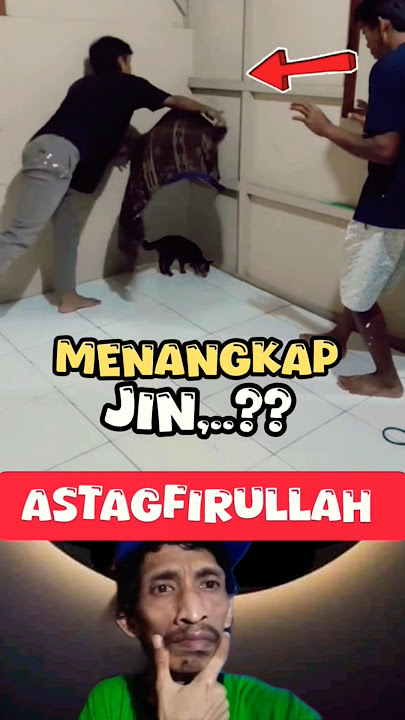 HAH😱NANGKAP JIN PAKAI SARUNG😱⁉️🤔YANG NEBER AJA⁉️🤔 #viral #islam #tiktok #allah #shorts #horror