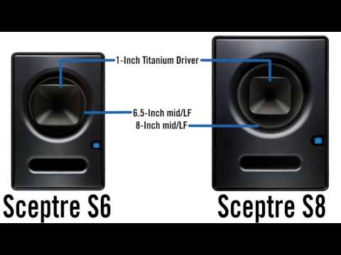 Presonus Sceptre S6 and S8 Active Studio Monitors at Soundsliveshop.com