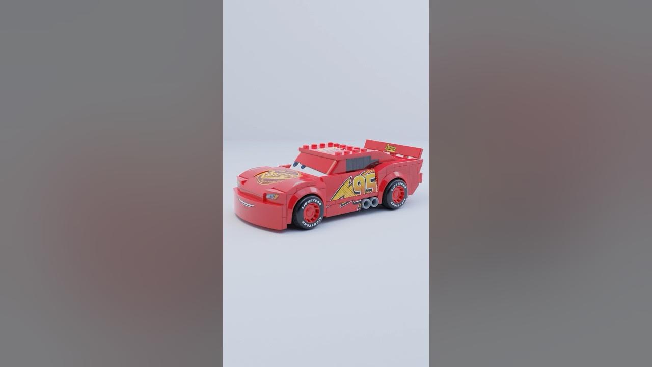 Сборка Лего молния Маквин. Lego Lightning McQueen. Blender 3D. #lego # ...