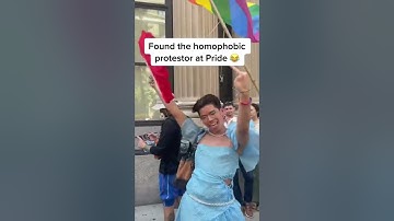 Found the Home of Phobic person at Pride 🌈 #shorts