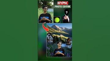 Hypic Photo Editor | Background Change || #hypic