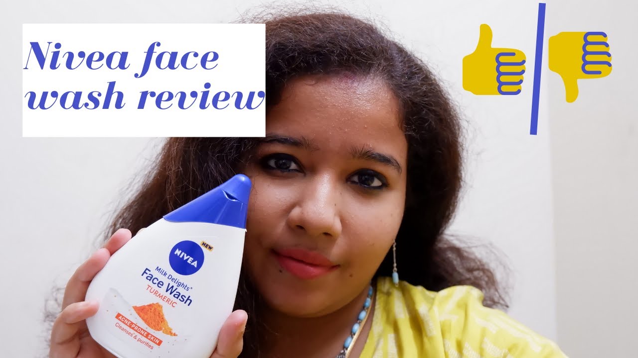 nivea face wash turmeric