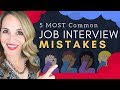 Job Interview Mistakes and How to Avoid Them