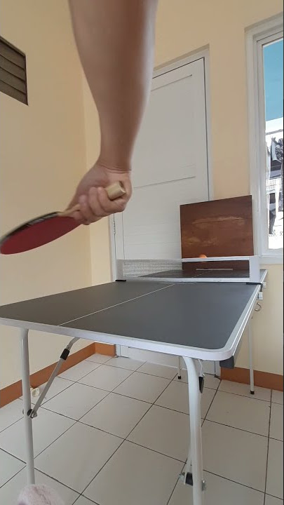 TENIS MEJA / PING PONG MINI VS DIY RETURN BOARD | 2021