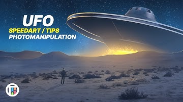 HOW I CREATED A UFO SCENE IN GIMP - My Photomanipulation Process / Tips & Tricks + Commentary