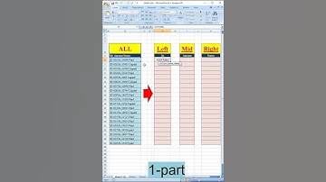Left formula in Excel   #excelshorts