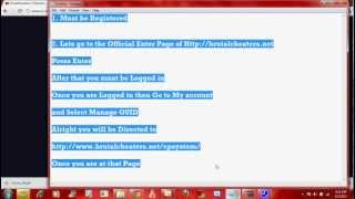 Famous How to Set your GUID in BrutalCheaters Wealth