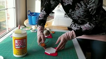 DIY Fabric Tile Pattern Weights