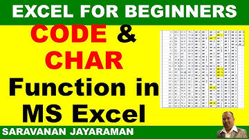 CODE & CHAR function in Excel | Special characters in EXCEL | #excel