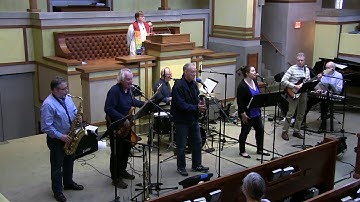 The Unity Temple Players perform for worship at Unity Temple