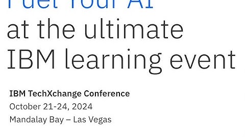 Get Ready for TechXchange 2024