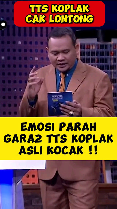 Emosi Parah gara2 TTS Koplak Cak Lontong #ttscaklontong #tekatekisulit #caklontong #caklontonglucu
