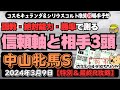 【中山牝馬S・3月9日特別R攻略】先週、弥生賞3連単大爆発！ 勝率＆調教で暴く「特別、最終Rの信頼軸1頭と相手3頭」【競馬予想2024】