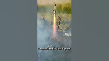 HOMEMADE MODEL ROCKET ENGINE #shorts