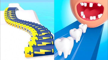 Battery Run vs Smile Rush - All Levels New APK Update iOS Android Mobile Gameplay IYGbIYFGV