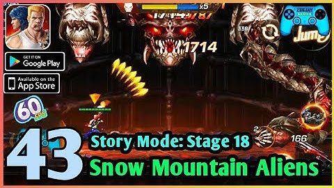 Garena Contra Returns | Story Mode Stage 18 - Snow Mountain Aliens | Gameplay (Android/iOS) Part 43