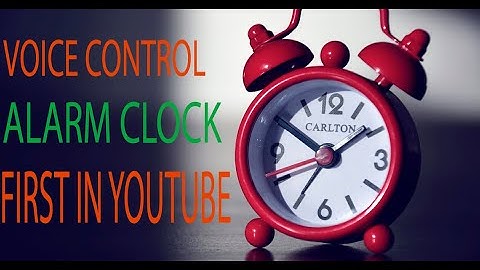 VOICE ALARM CLOCK PYTHON/FIRST IN YOUTUBE/SMART TECHNOLOGY